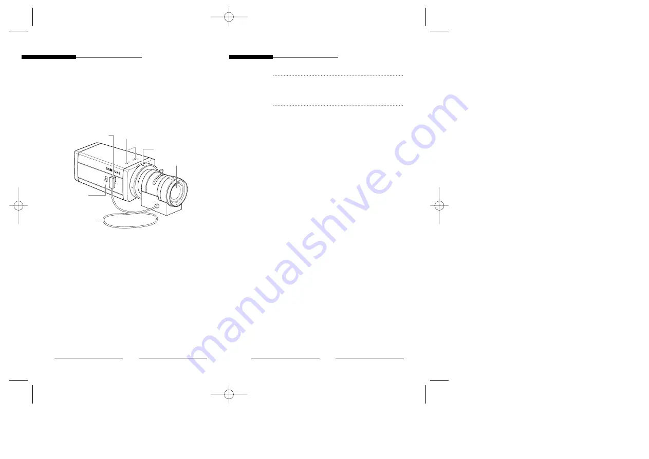 Samsung SCC-803P Operating Instructions Manual Download Page 9