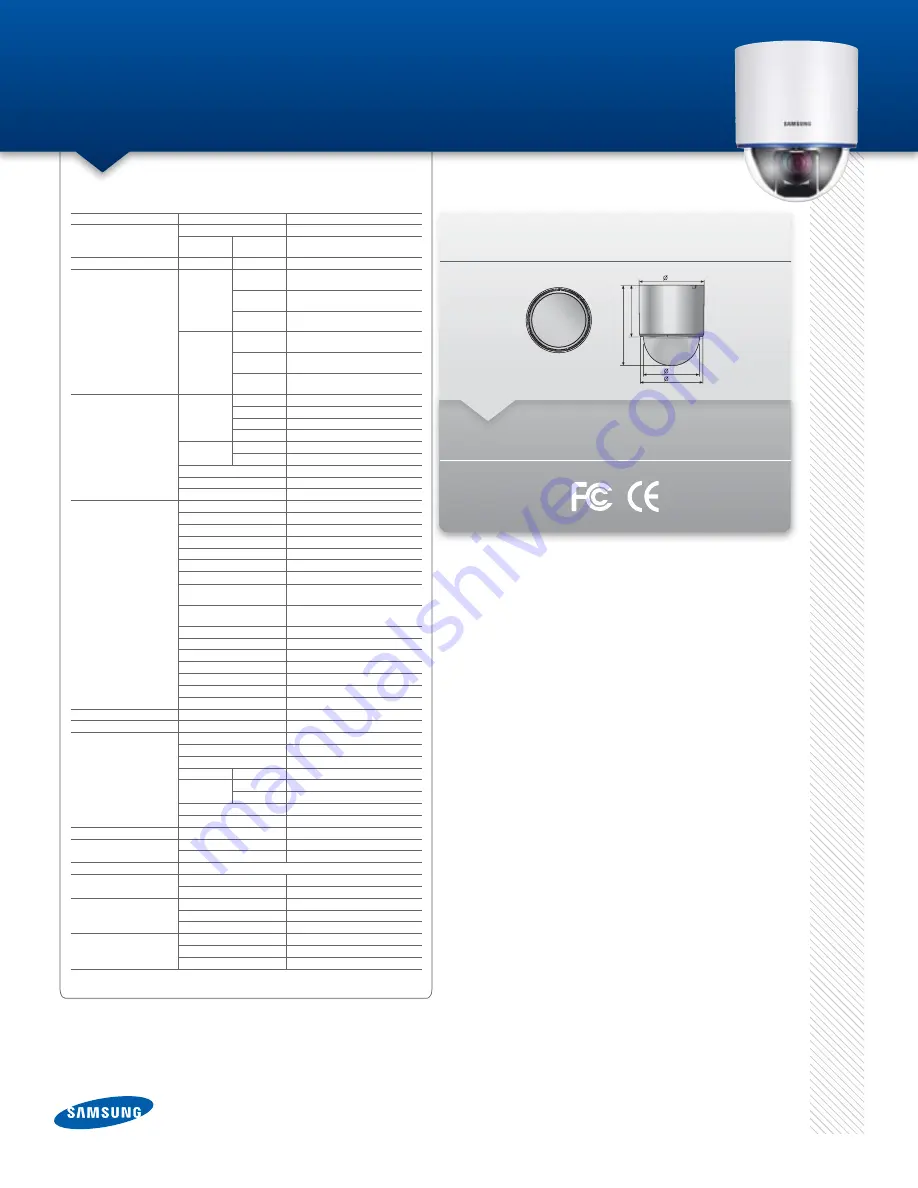 Samsung SCC-C6437 Specifications Download Page 2