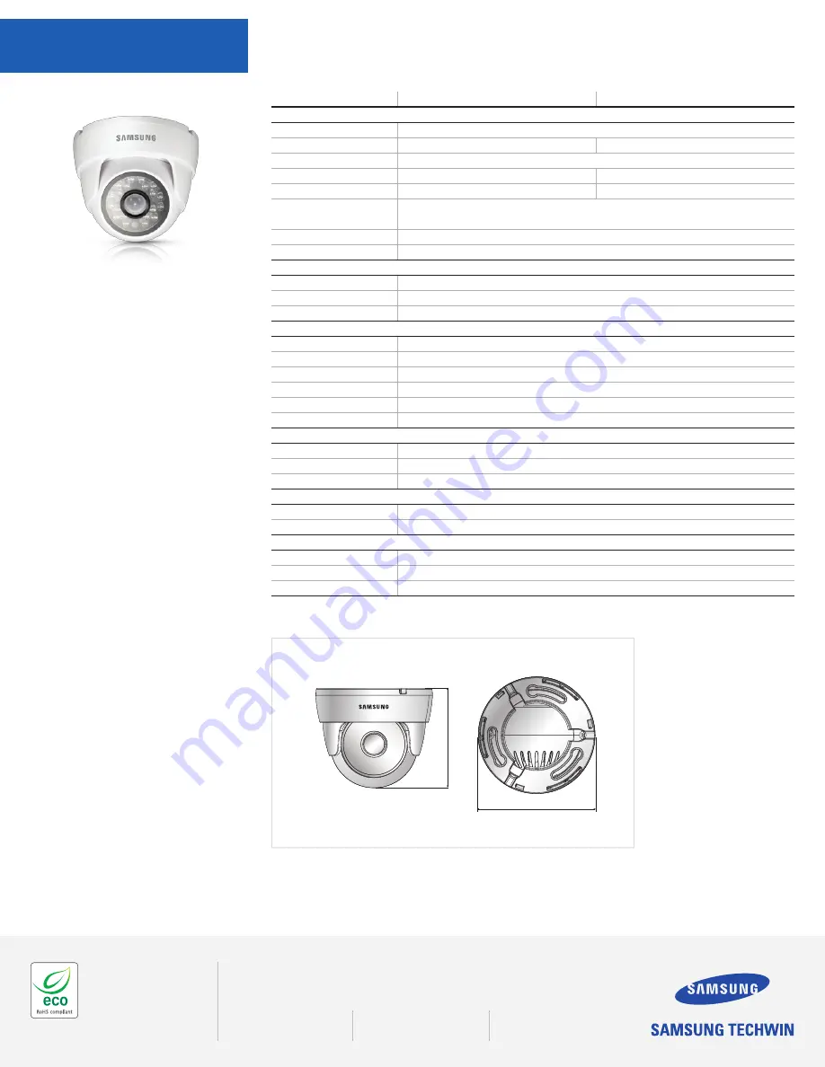 Samsung SDC-7310DC Specifications Download Page 2