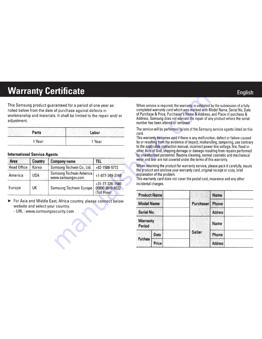 Samsung SDC-9443BC Скачать руководство пользователя страница 14