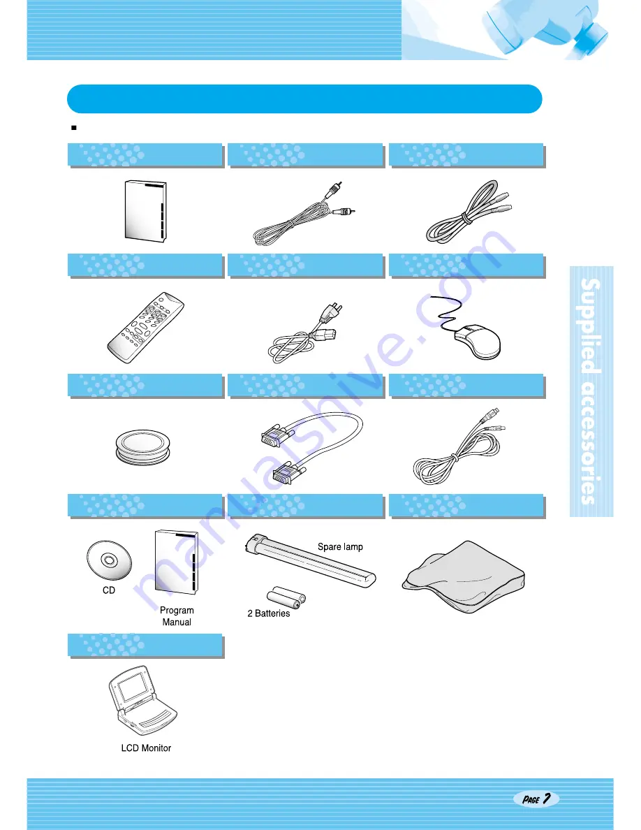 Samsung SDP-9000DXR User Manual Download Page 7