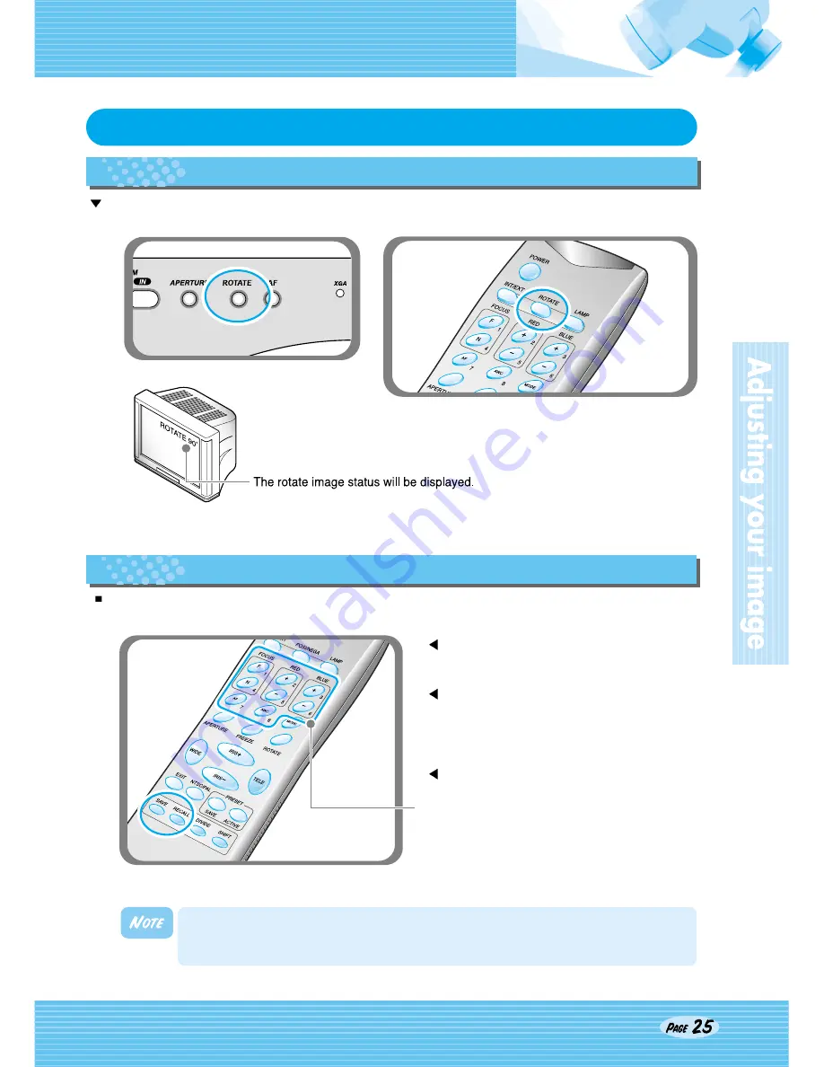 Samsung SDP-9000DXR User Manual Download Page 25