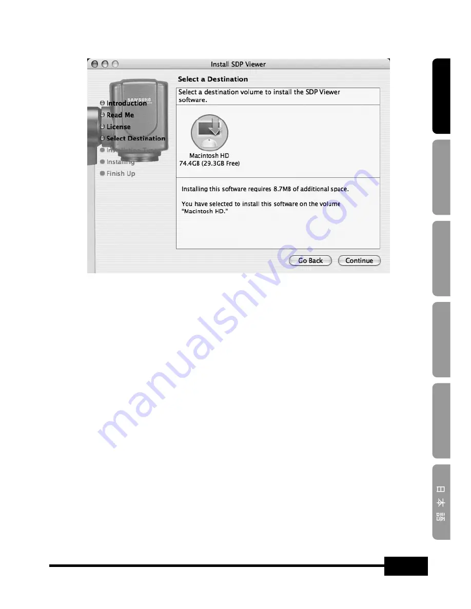 Samsung SDP-950STA Software User'S Manual Download Page 43