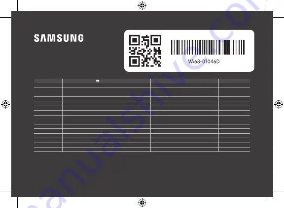 Samsung sek-4500 User Manual Download Page 304