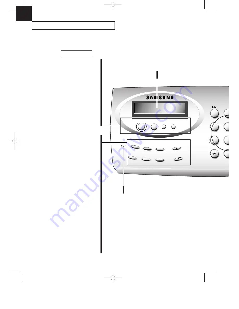 Samsung SF-3000I Operator'S Manual Download Page 13