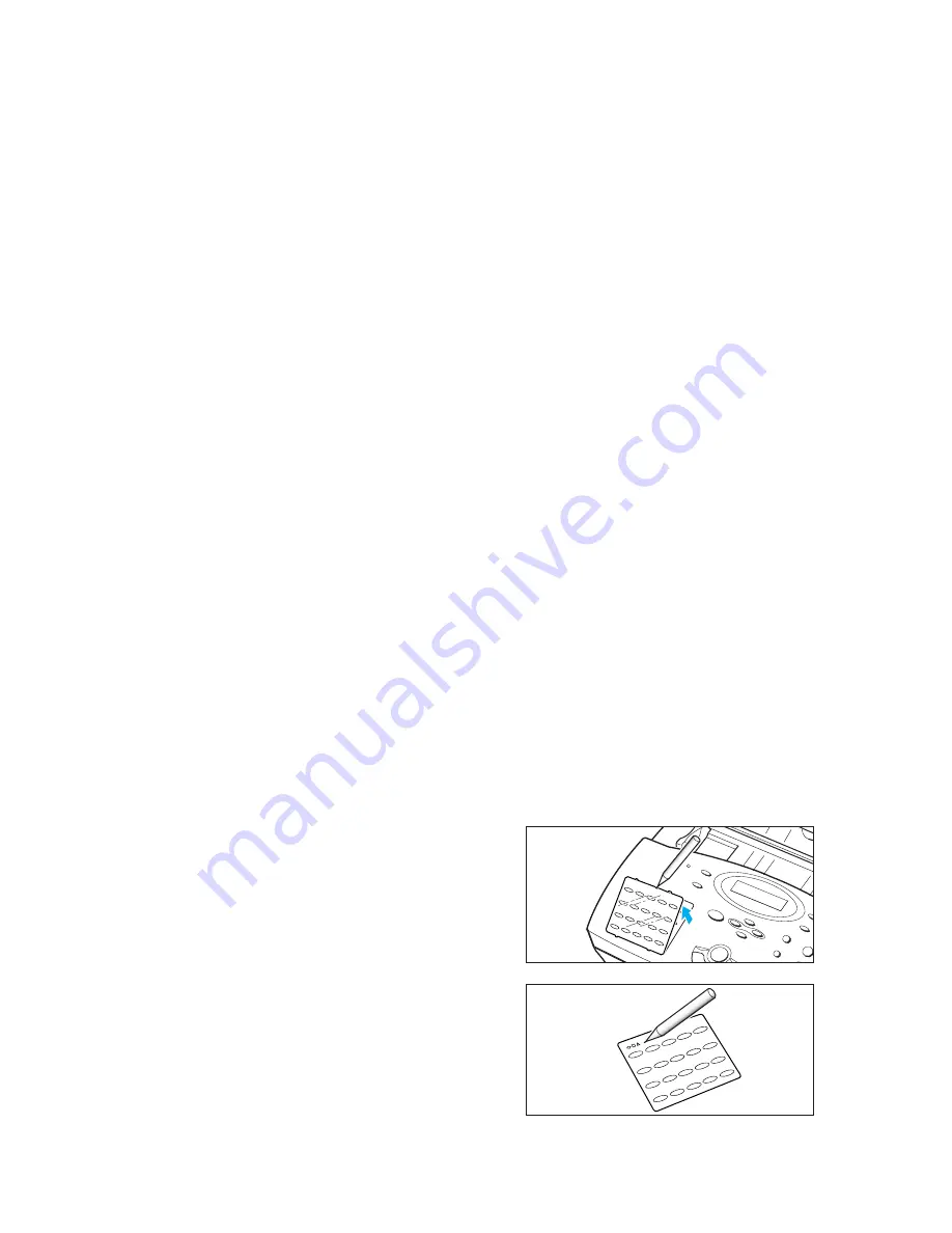 Samsung SF-5800P User'S Manual Setup And Operation Download Page 61