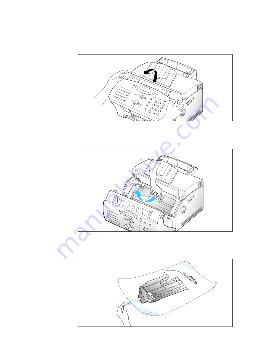 Samsung SF-5800P User'S Manual Setup And Operation Download Page 90