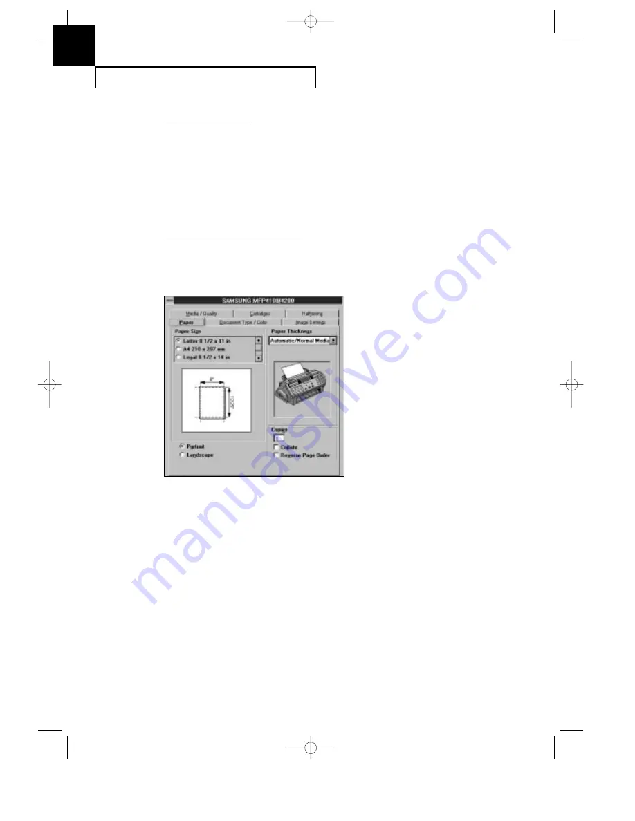 Samsung SF4000 Operator'S Manual Download Page 34