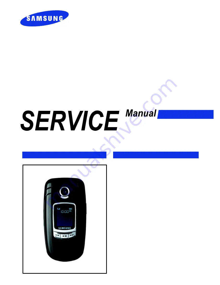 Samsung SGH-E730 Service Manual Download Page 1