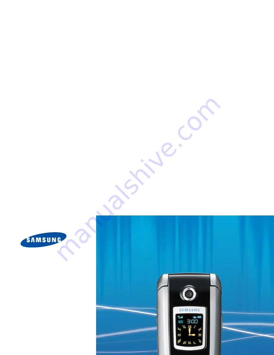 Samsung SGH-Z300 User Manual Download Page 2