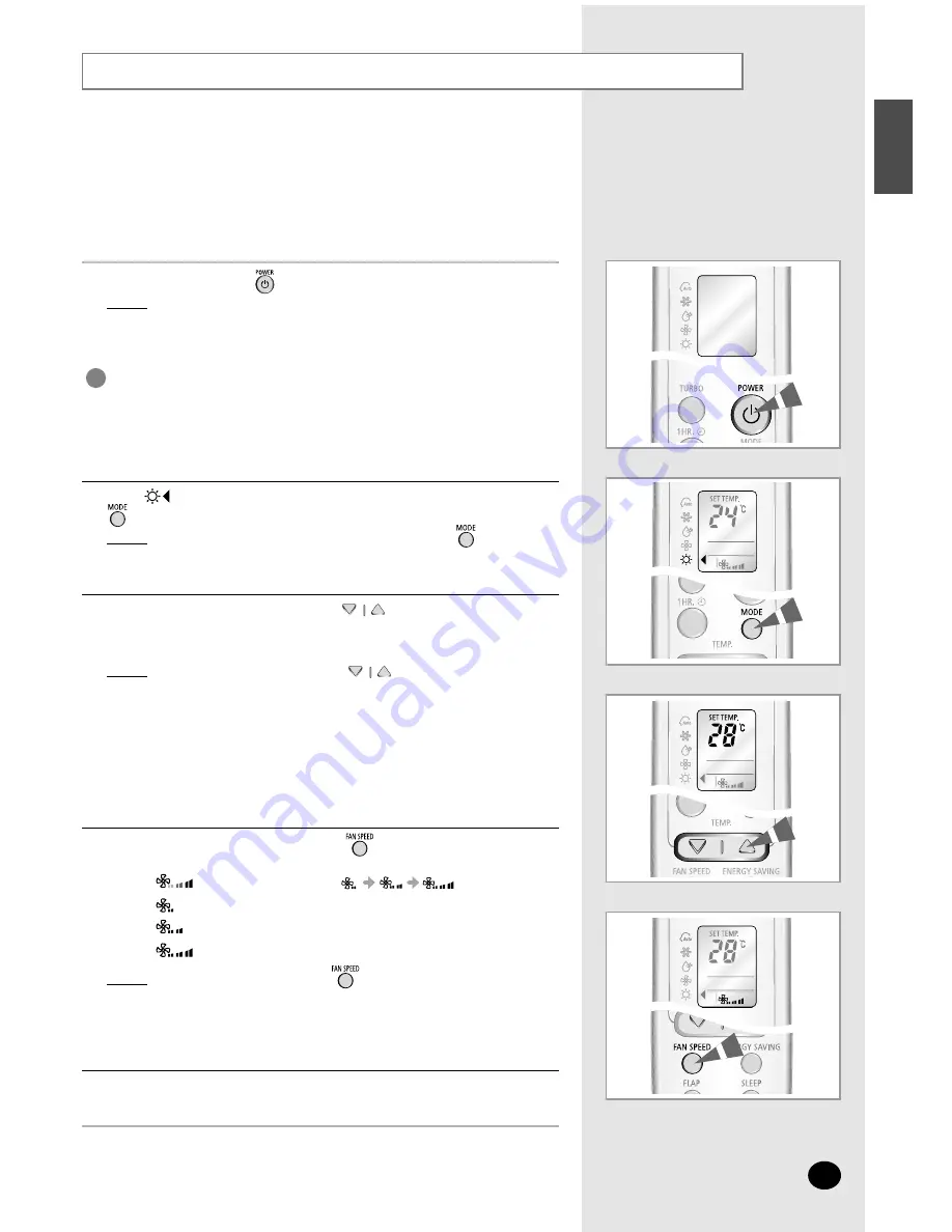 Samsung SH09BWH Owner'S Instructions Manual Download Page 11