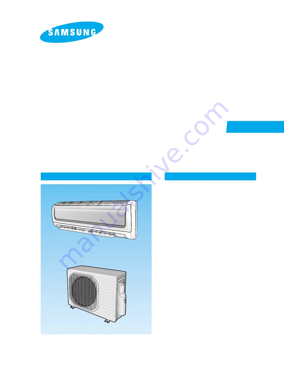 Samsung SH09BWH Service Manual Download Page 1