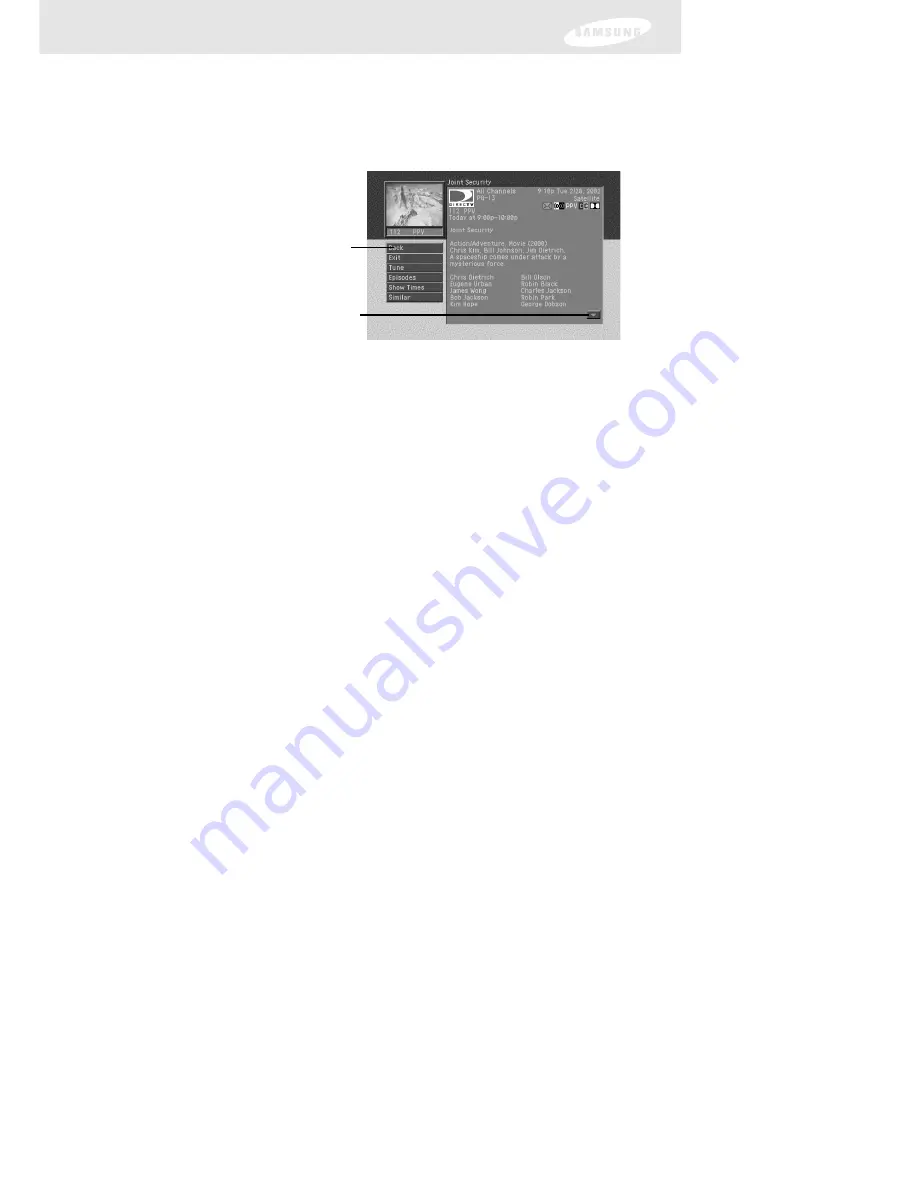 Samsung SIR-TS160 Owner'S Manual Download Page 50