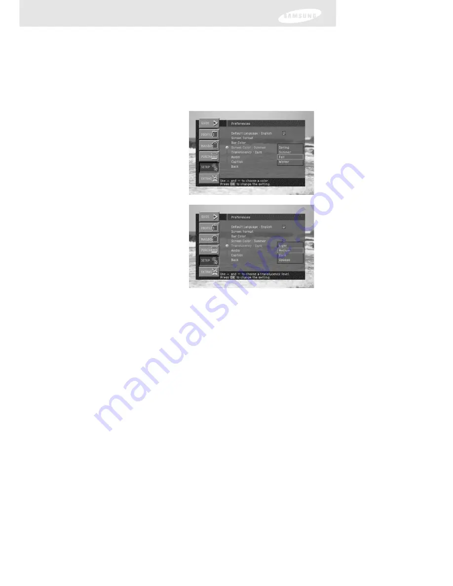 Samsung SIR-TS160 Owner'S Manual Download Page 88