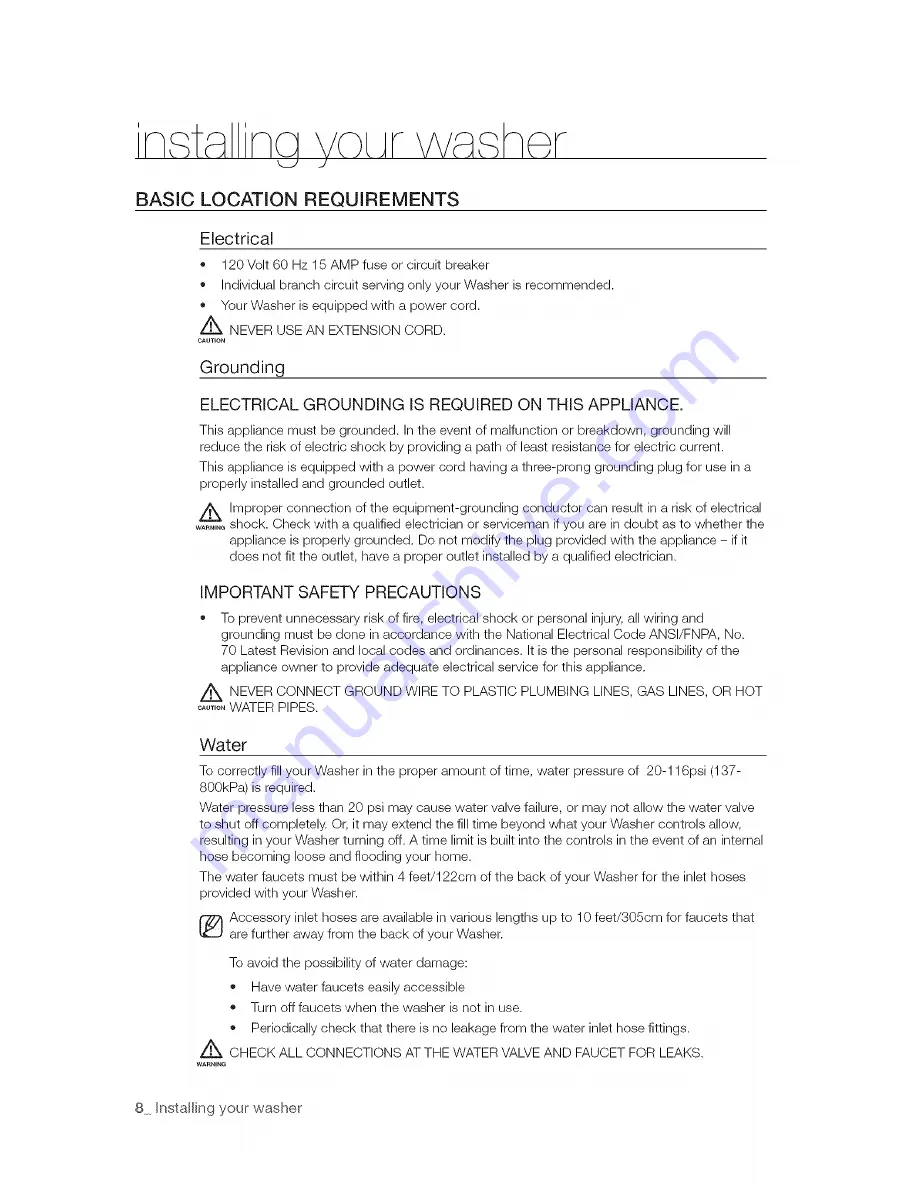 Samsung SK-5A/XAA User Manual Download Page 8