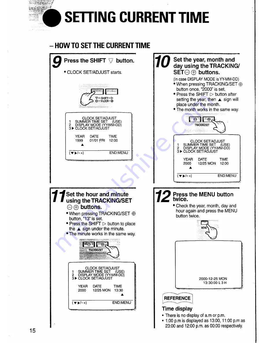 Samsung SLV-24JP Installation And Operating Instructions Manual Download Page 15