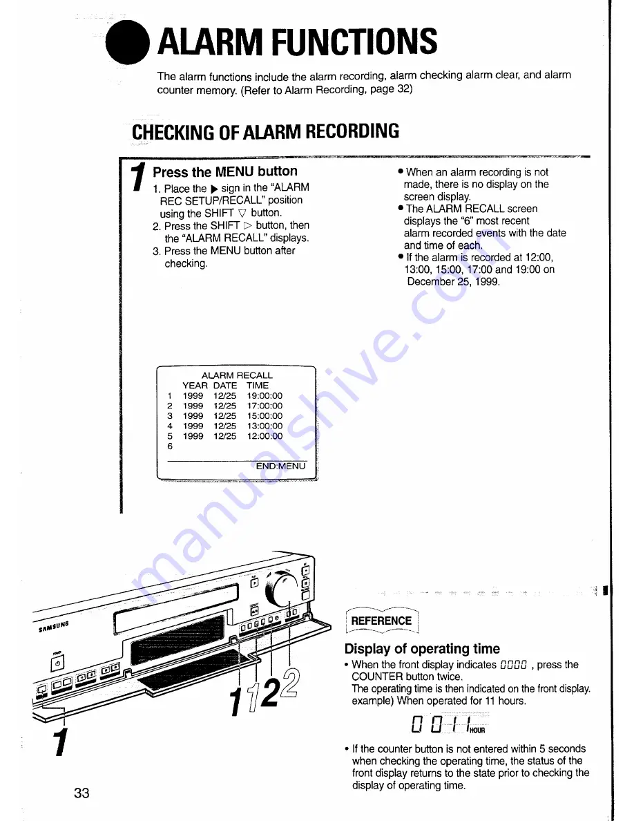 Samsung SLV-24JP Installation And Operating Instructions Manual Download Page 33