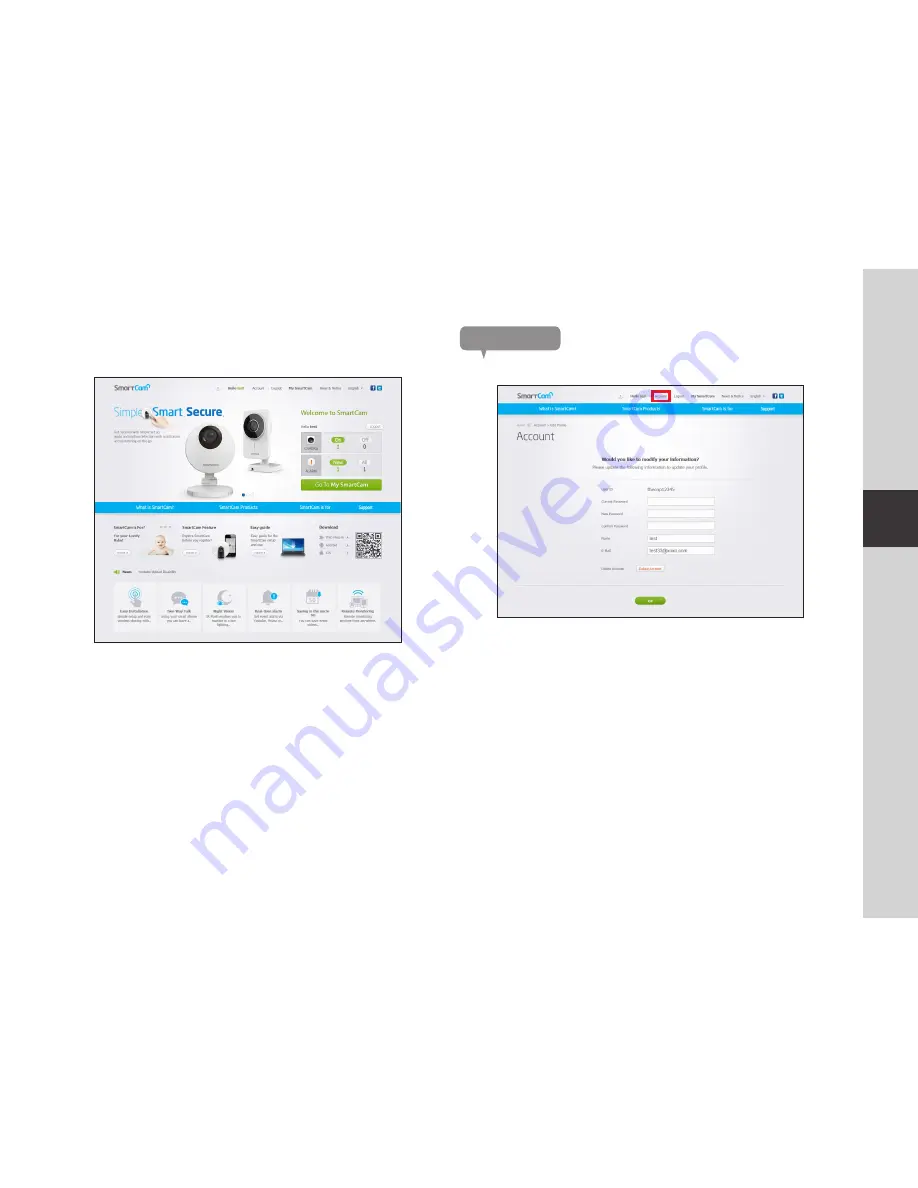 Samsung SmartCam SNH-E6411BN User Manual Download Page 29