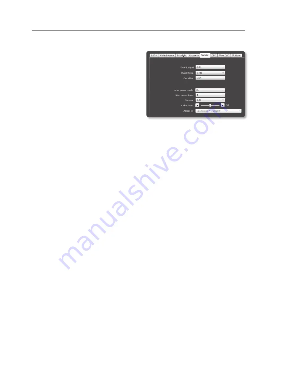 Samsung SNO-7082R User Manual Download Page 58