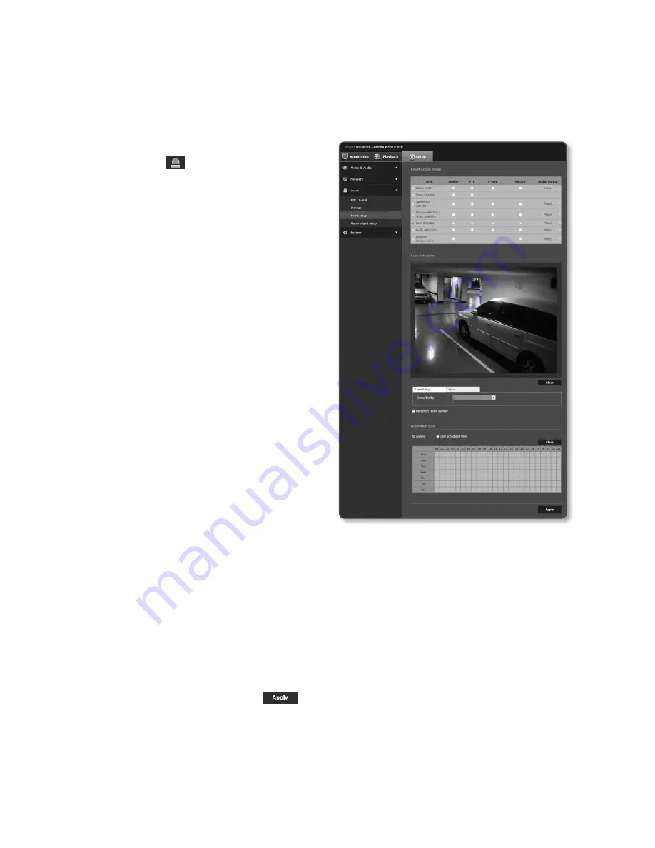 Samsung SNO-7082R User Manual Download Page 84