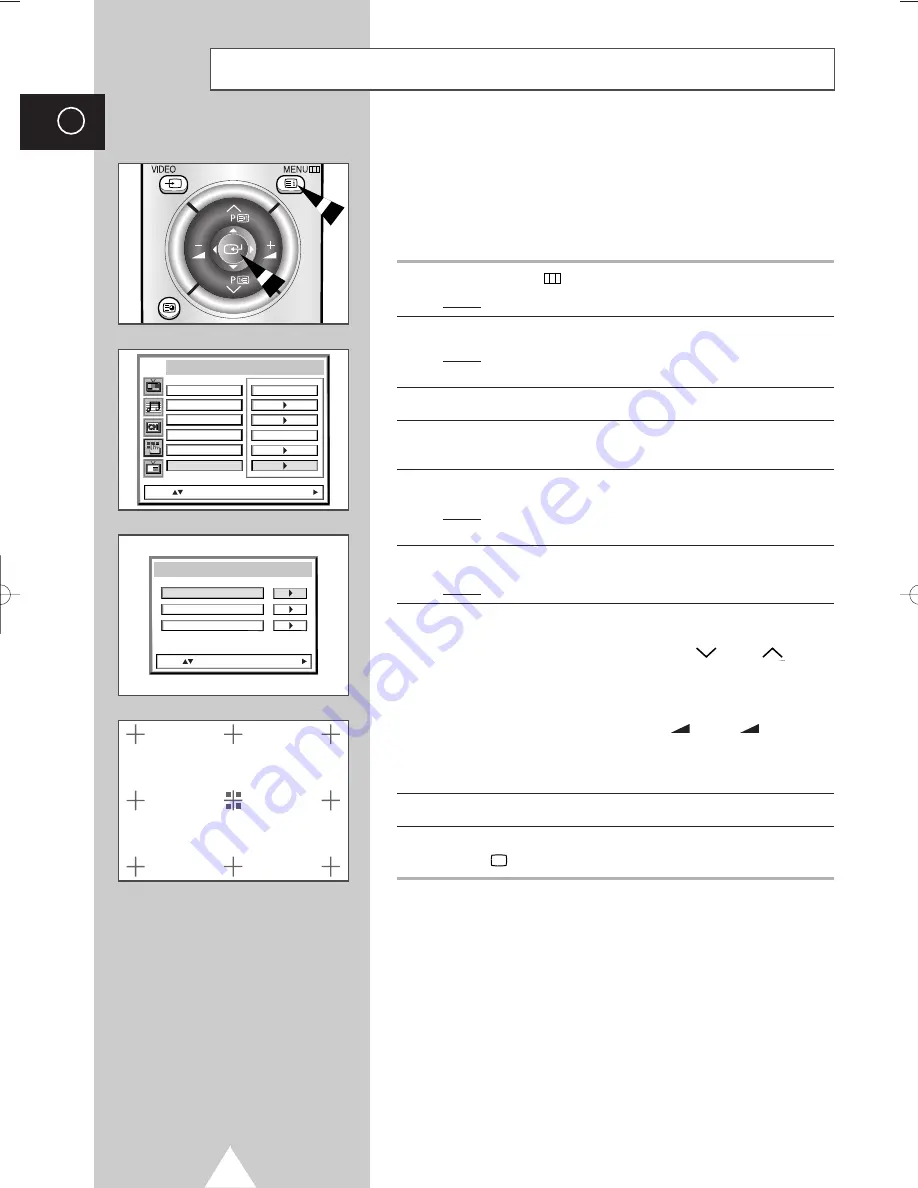 Samsung SP-42W5HF Owner'S Instructions Manual Download Page 18