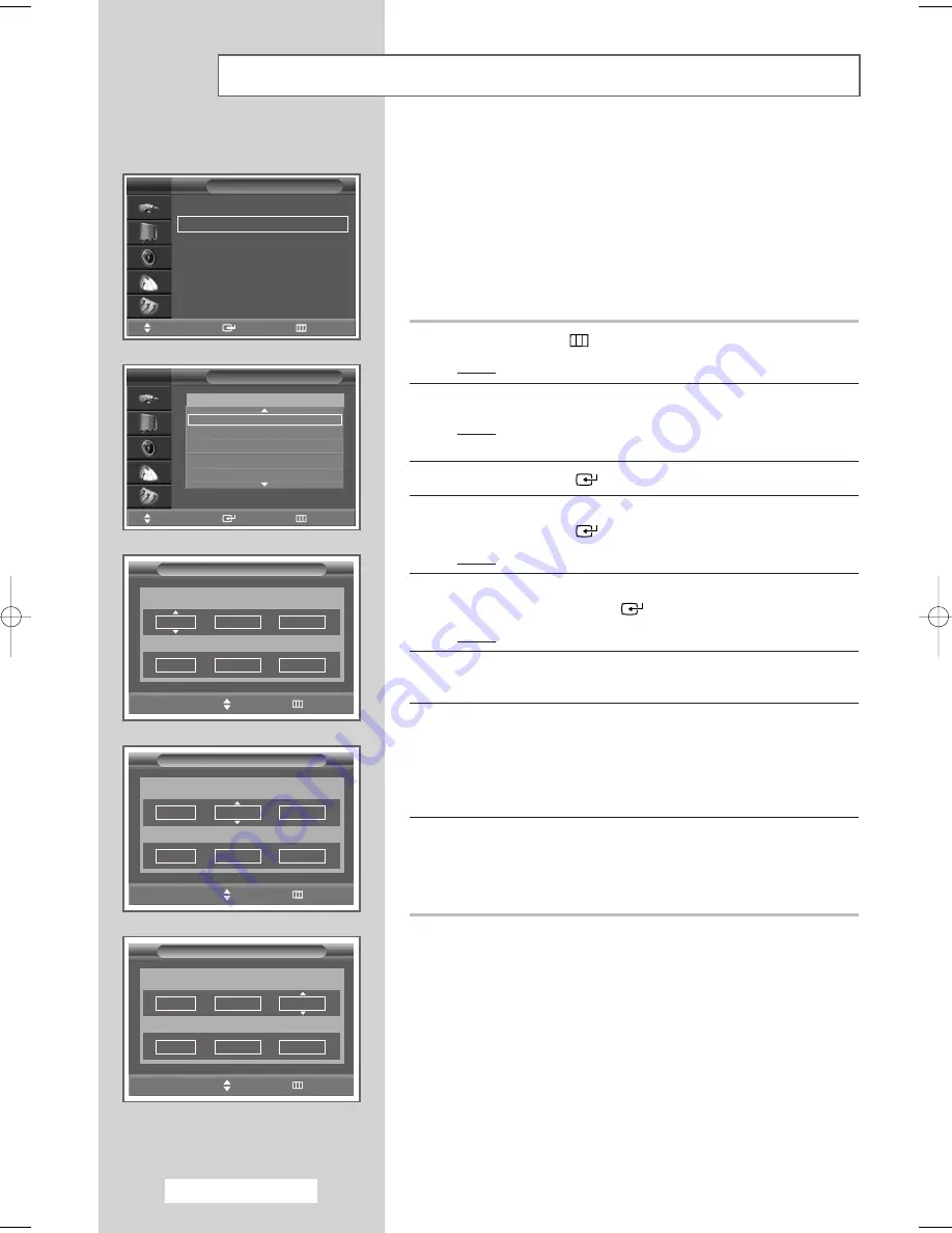 Samsung SP-43H3HT Owner'S Instructions Manual Download Page 22