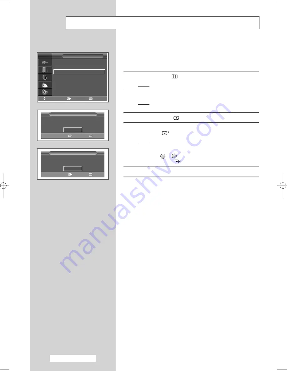 Samsung SP-43H3HT Owner'S Instructions Manual Download Page 24