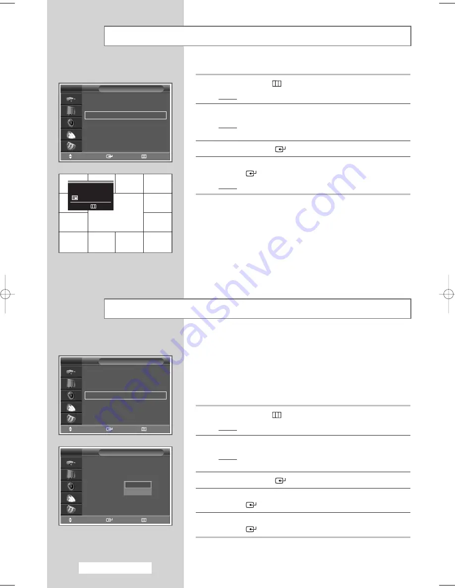 Samsung SP-43H3HT Owner'S Instructions Manual Download Page 28