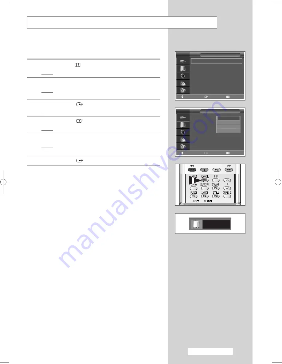 Samsung SP-43H3HT Owner'S Instructions Manual Download Page 29