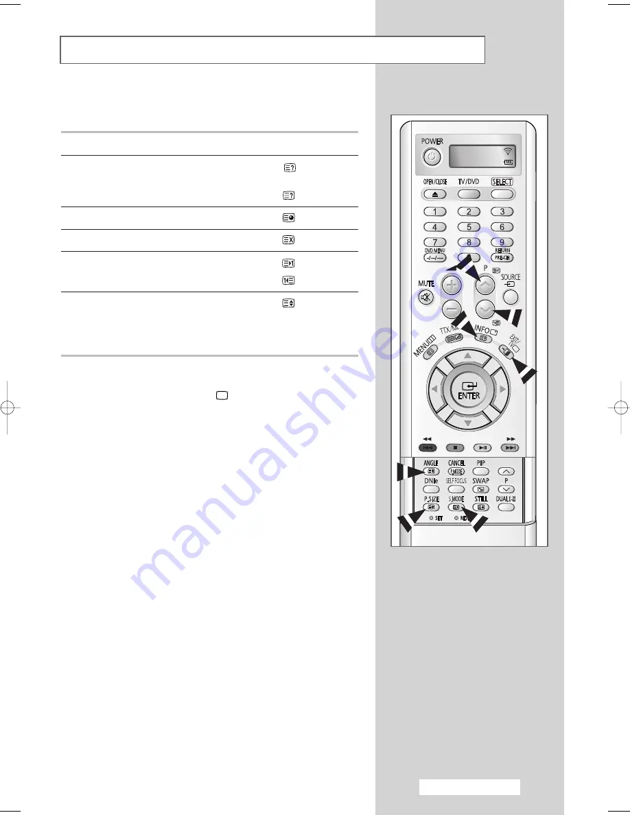 Samsung SP-43H3HT Owner'S Instructions Manual Download Page 69