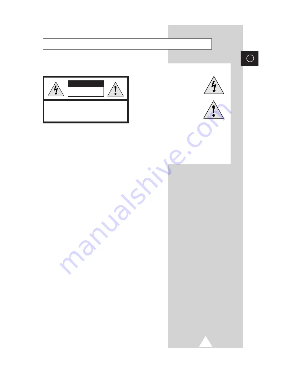 Samsung SP-43L2H Owner'S Instructions Manual Download Page 3