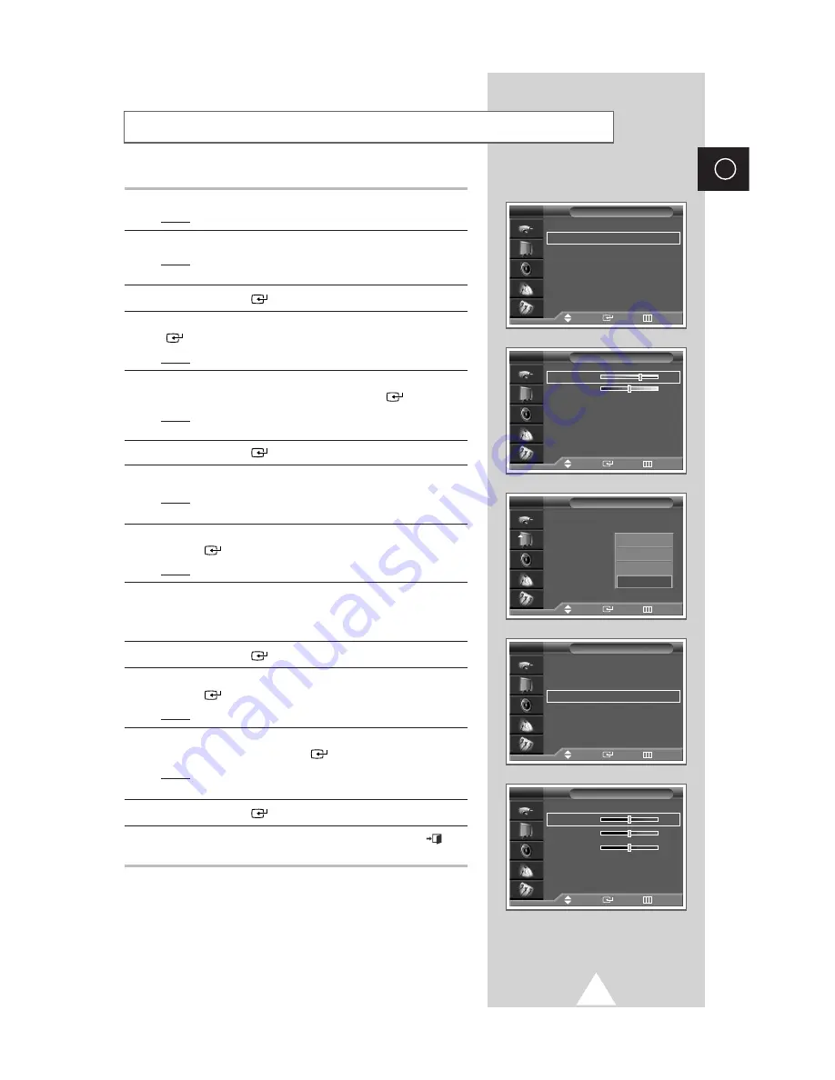 Samsung SP-43L2H Owner'S Instructions Manual Download Page 29