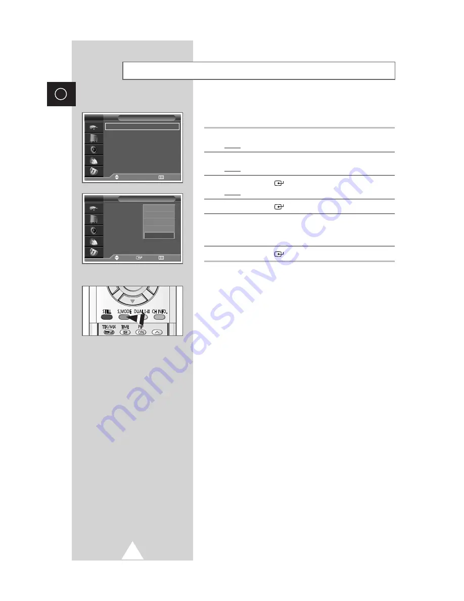 Samsung SP-43L2H Owner'S Instructions Manual Download Page 36