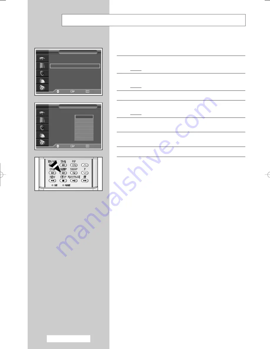 Samsung SP-46L3HX Owner'S Instructions Manual Download Page 40