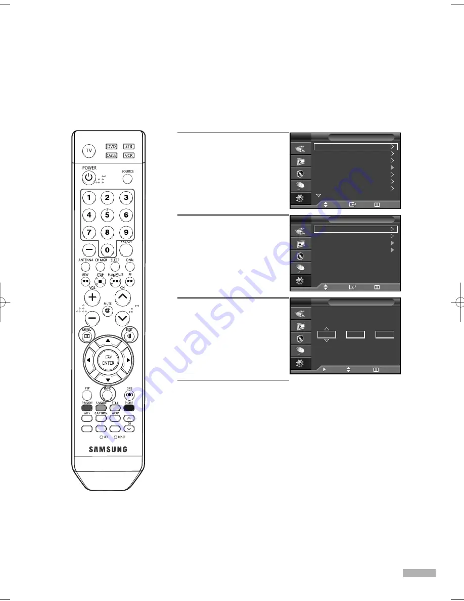 Samsung SP-50K3HV Owner'S Instructions Manual Download Page 41