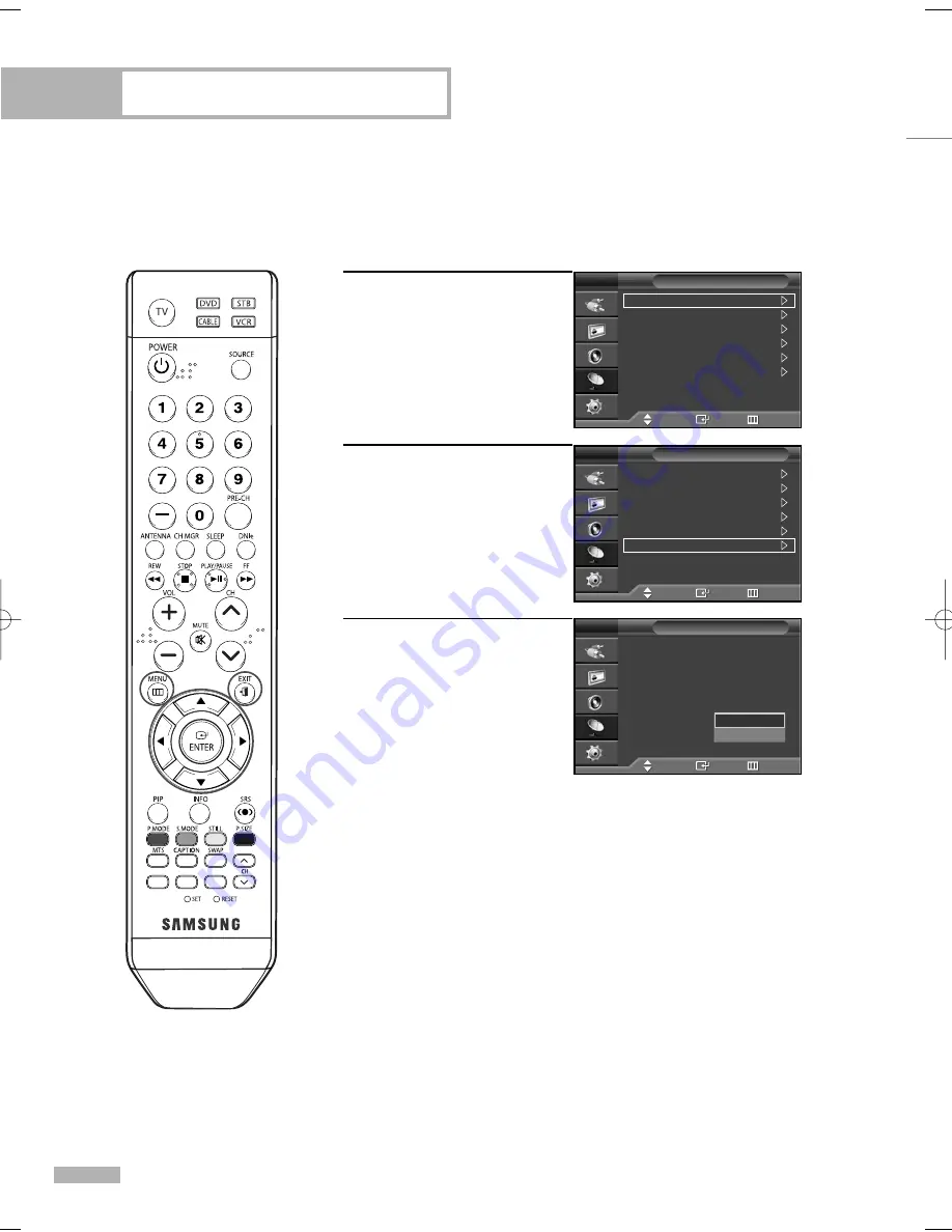 Samsung SP-50K3HV Owner'S Instructions Manual Download Page 52