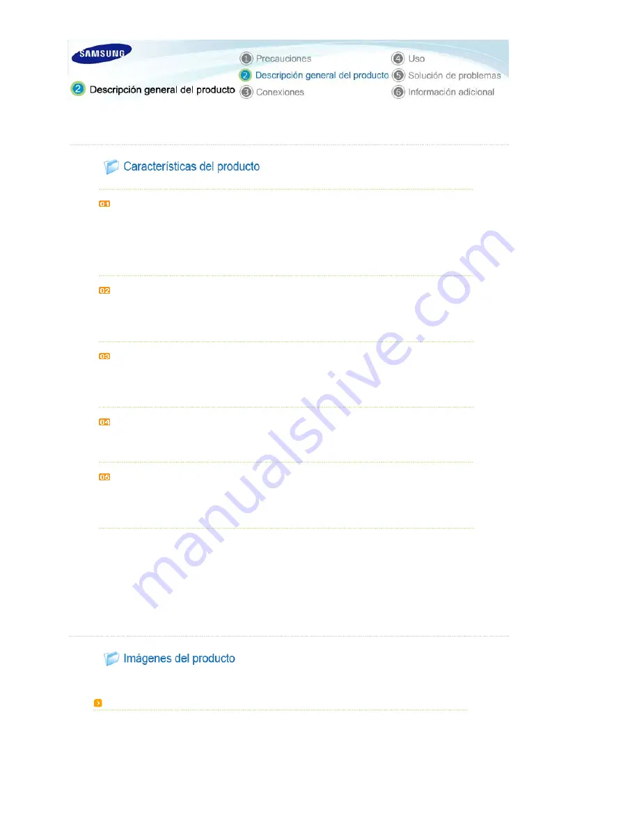 Samsung SP-L300 (Spanish) Manual De Instrucciones Download Page 8