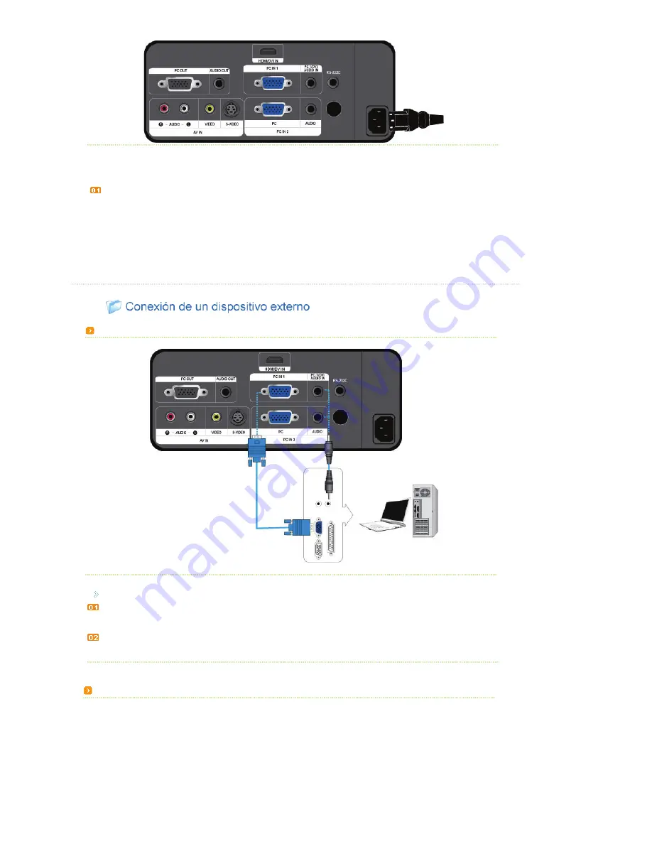 Samsung SP-L300 (Spanish) Manual De Instrucciones Download Page 21