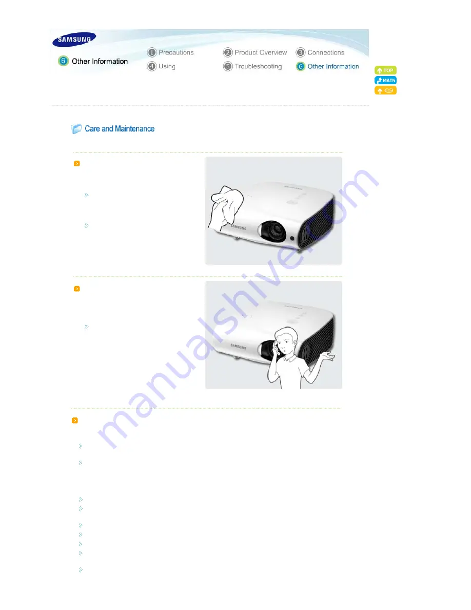 Samsung SP-L330 Instructions Manual Download Page 38