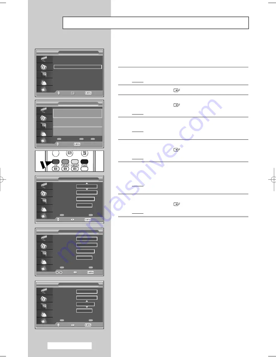 Samsung SP50L6HD Owner'S Instructions Manual Download Page 56