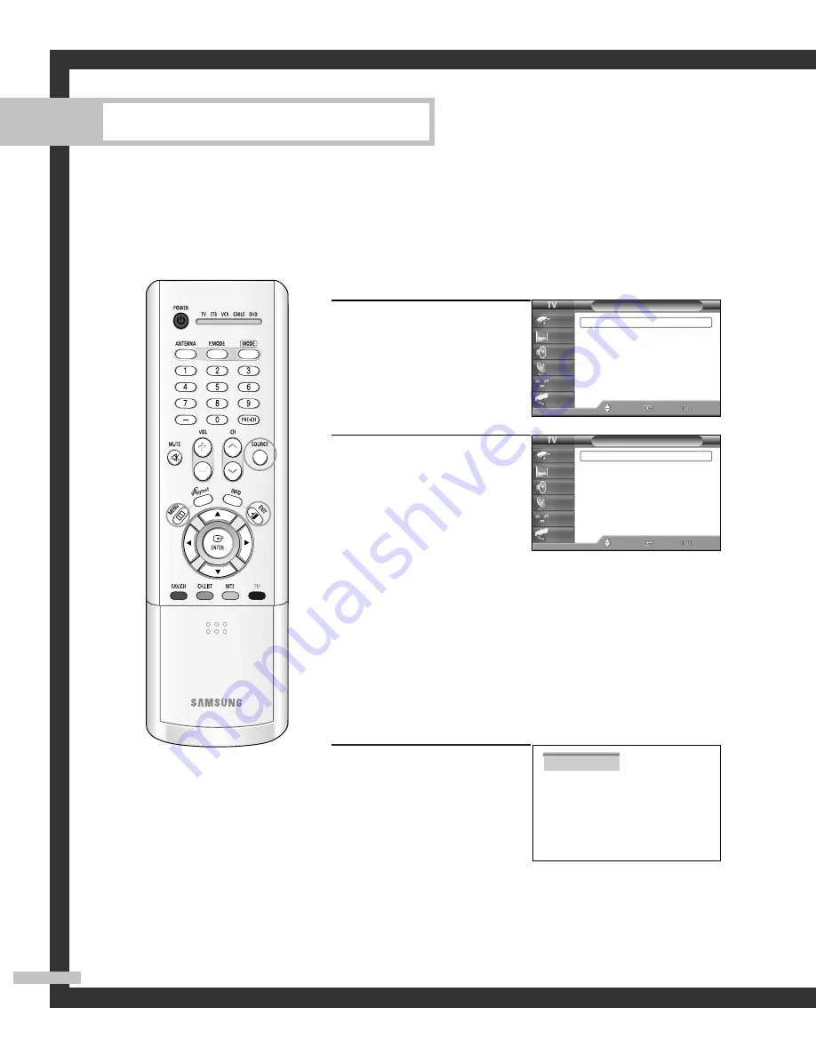 Samsung SP50L7HD Owner'S Instructions Manual Download Page 44