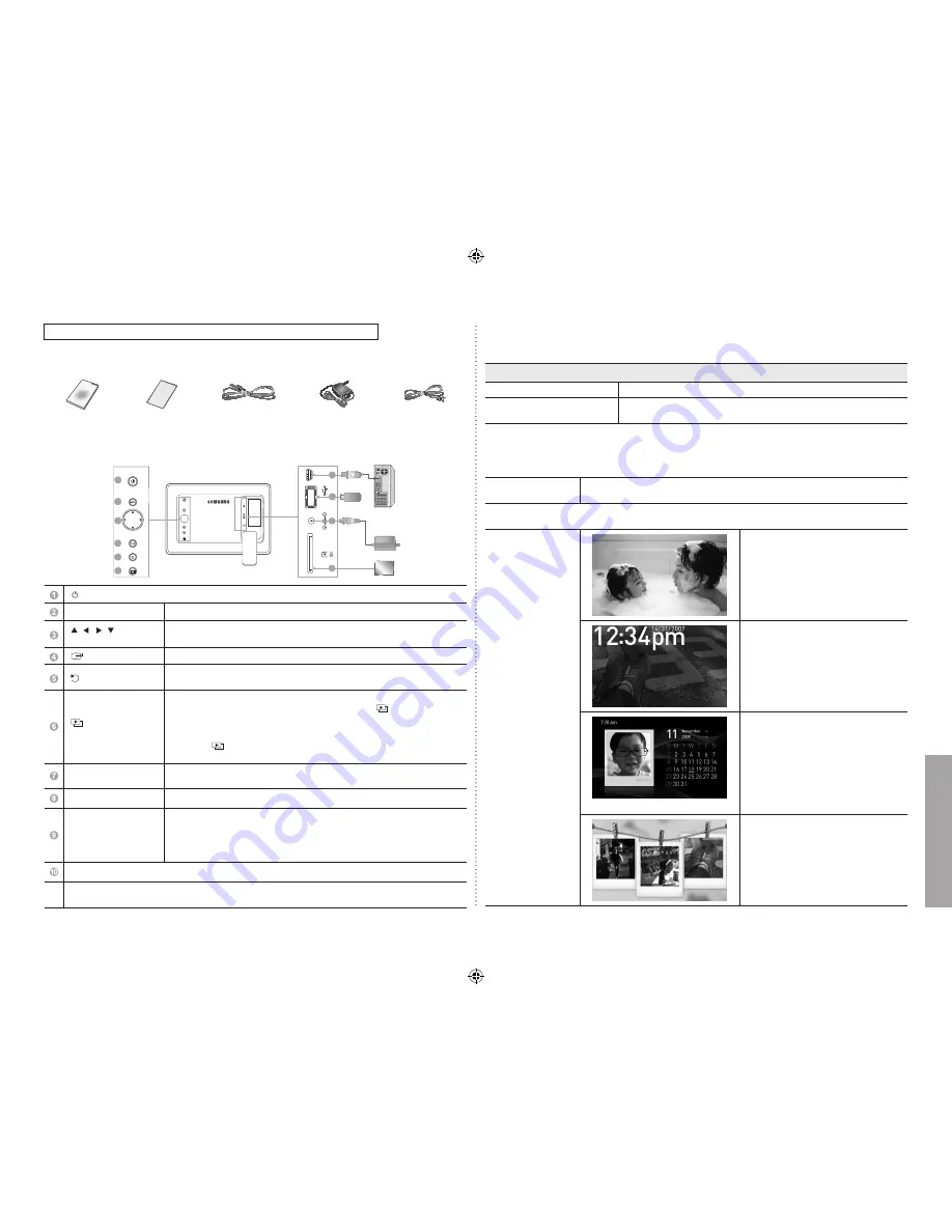 Samsung SPF-107H - Touch of Color Digital Photo Frame User Manual Download Page 15