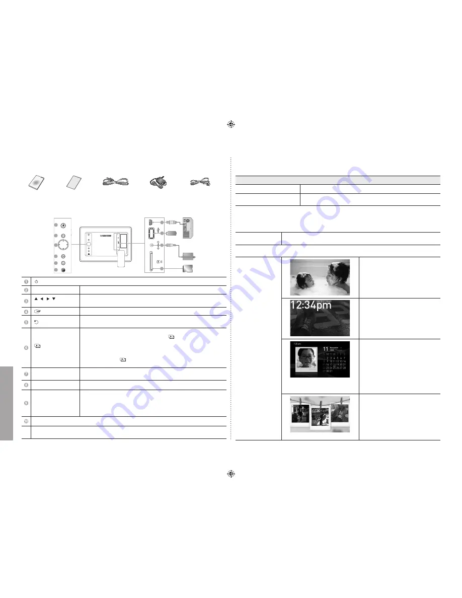 Samsung SPF-107H - Touch of Color Digital Photo Frame Скачать руководство пользователя страница 42