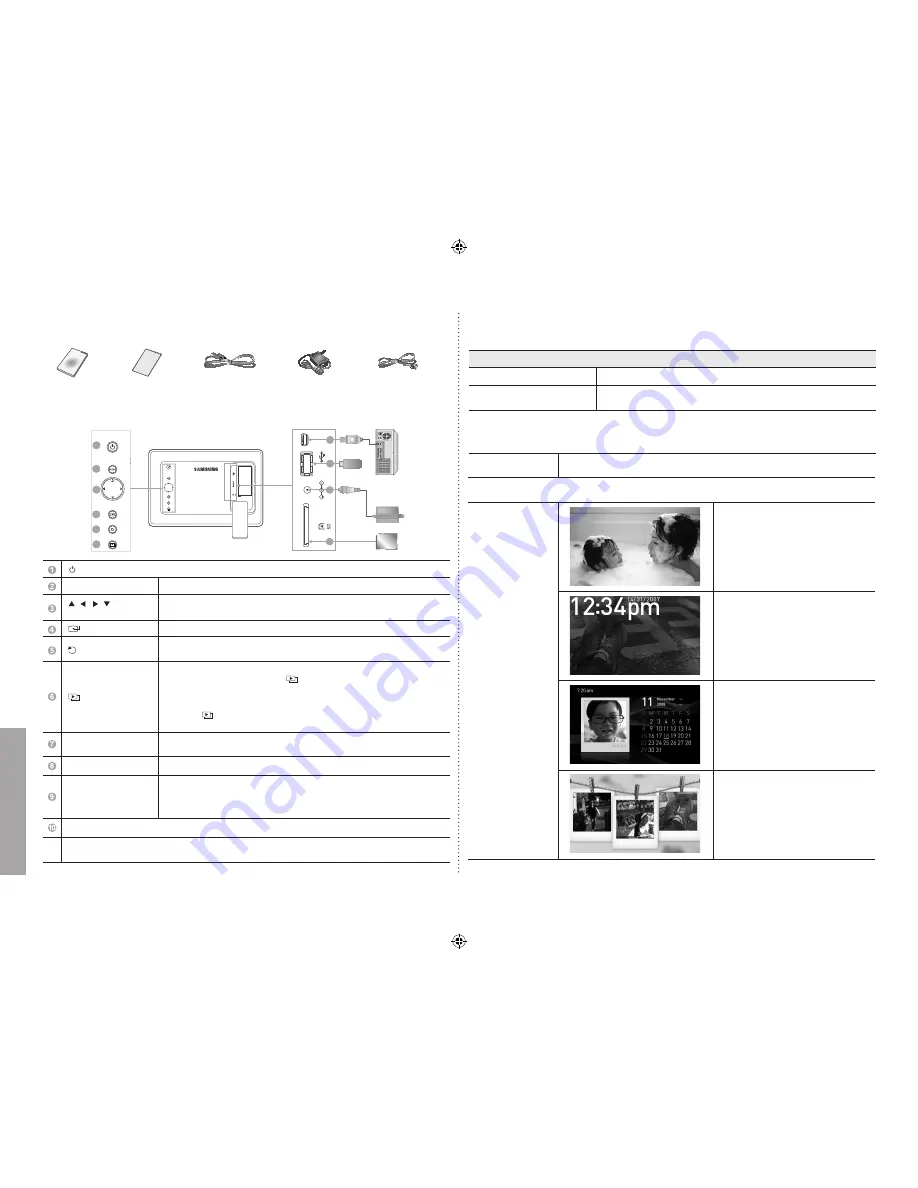 Samsung SPF-107H - Touch of Color Digital Photo Frame User Manual Download Page 48