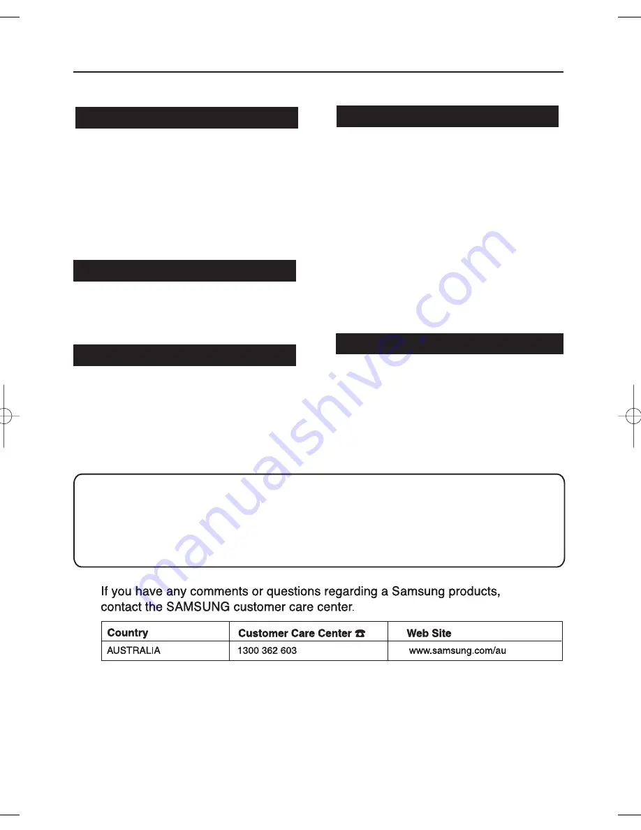 Samsung SU-2950 Series Operating Instructions Manual Download Page 9