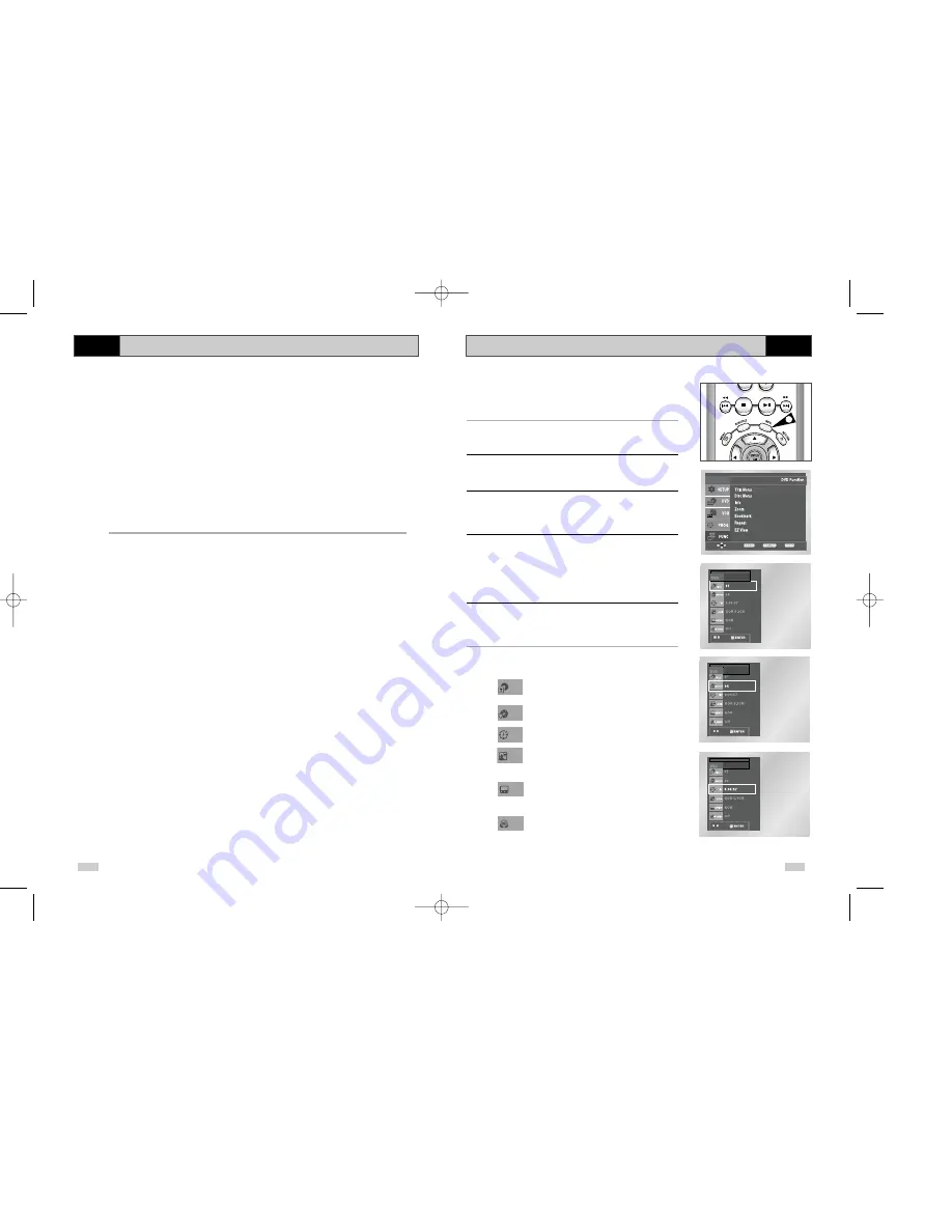 Samsung SV-DVD50 Instruction Manual Download Page 30