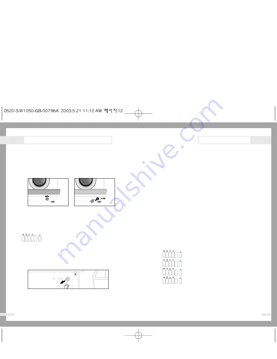 Samsung SW1050 Owner'S Instructions Manual Download Page 8