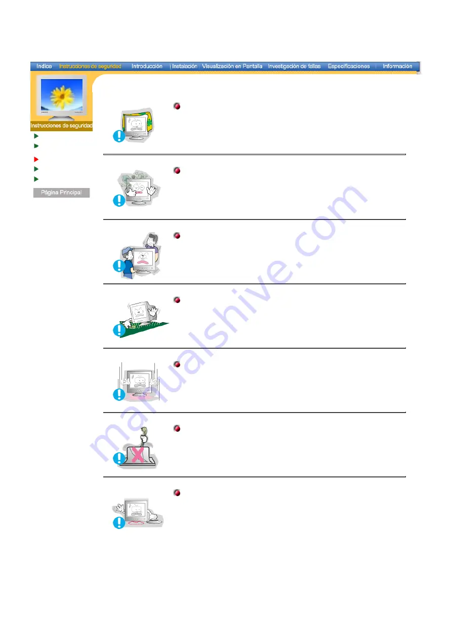 Samsung SyncMaster 1100 DF (Spanish) Manual Del Usuario Download Page 5