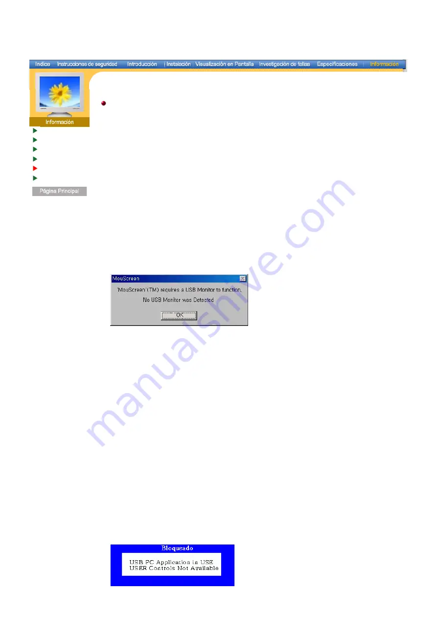 Samsung SyncMaster 1100 DF (Spanish) Manual Del Usuario Download Page 79