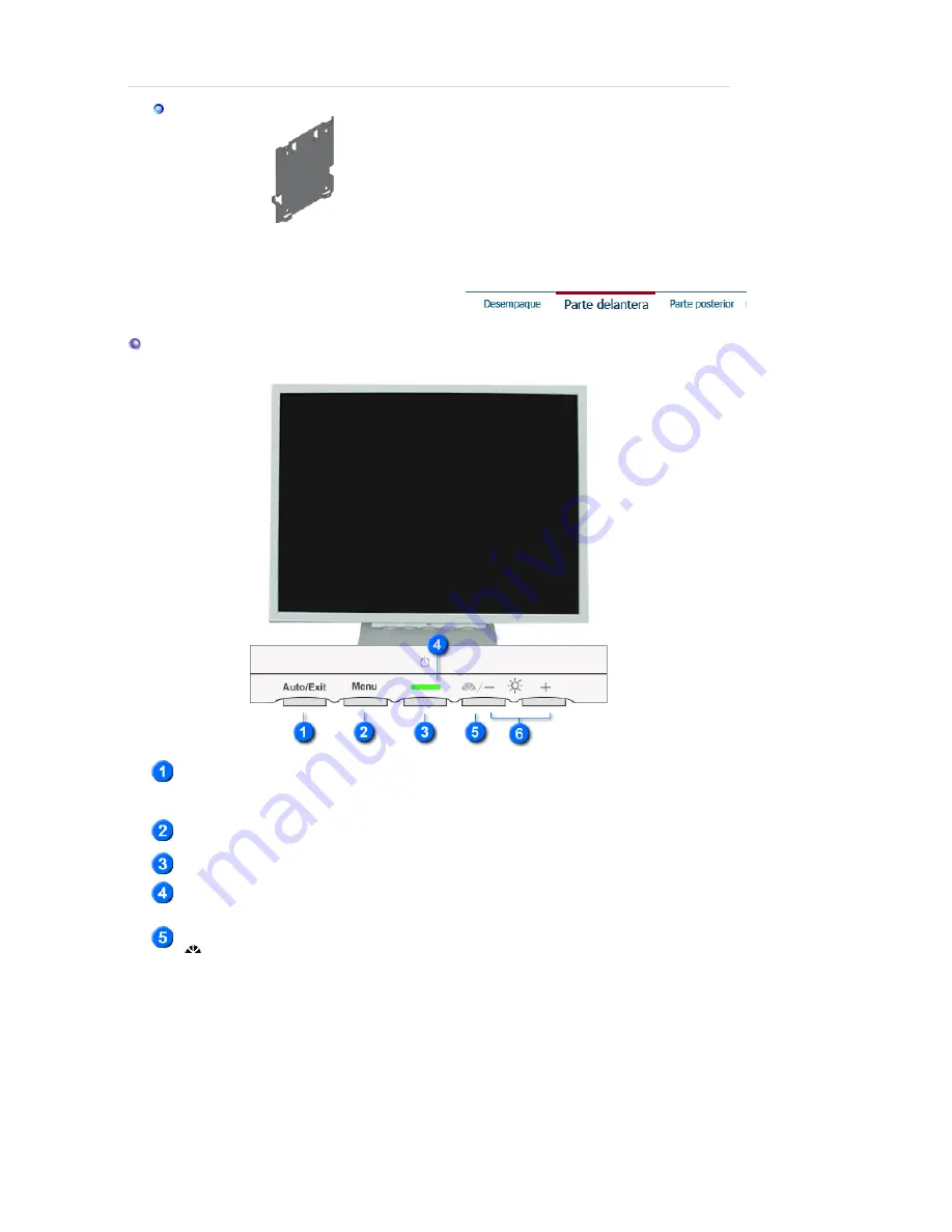 Samsung SyncMaster 151X (Spanish) Manual Del Usuario Download Page 11